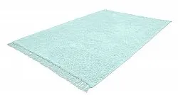 Ryijymatot - Alba Natural Cotton Shaggy (turkoosi)