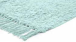 Ryijymatot - Alba Natural Cotton Shaggy (turkoosi)