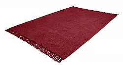 Ryijymatot - Alba Natural Cotton Shaggy (viininpunainen)