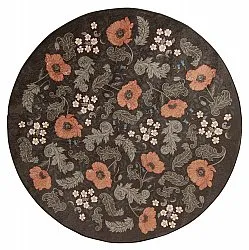 Pyöreät matot - Poppy (musta)