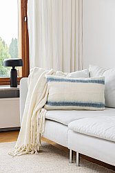 Tyynynpäällinen villasekoite - Miranda (sininen)