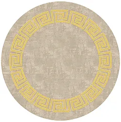 Pyöreät matot - Myra (beige/keltainen)