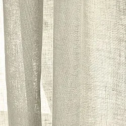 Verhot 2-pakkaus - Pellavaverho Noemi (beige)