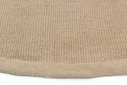 Pyöreä matot (sisal) - Agave (beige/norsunluu)