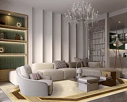 Wilton-matto - Olympia (beige/ruskea)