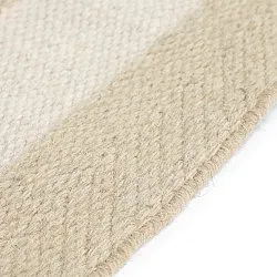 Epäsäännöllinen villamatto - Kystaro (kerma/beige)