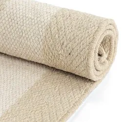 Epäsäännöllinen villamatto - Kystaro (kerma/beige)