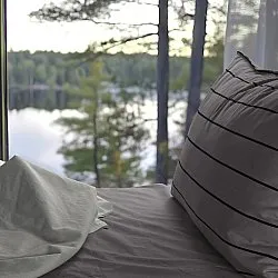 Tyynyliina - Ariadne (tummanharmaa)