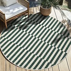 Pyöreät matot - Indoor/Outdoor Otto (vihreä)