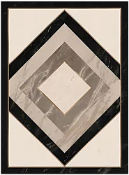 Wilton-matto - Pavia (beige/musta)