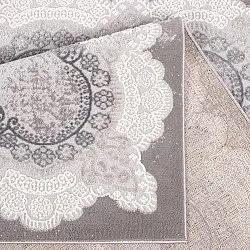 Wilton-matto - Sari (harmaa)