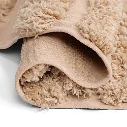 Pyöreät matot - Cazorla Natural Cotton Shaggy (beige)