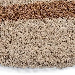 Pyöreät matot - Cefalu Natural Cotton Shaggy (multi)