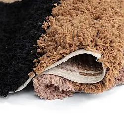 Pyöreät matot - Cefalu Natural Cotton Shaggy (multi)