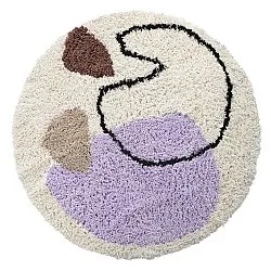 Pyöreät matot - Naousa Natural Cotton Shaggy (multi)
