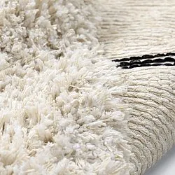 Pyöreät matot - Naousa Natural Cotton Shaggy (multi)