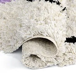 Pyöreät matot - Naousa Natural Cotton Shaggy (multi)