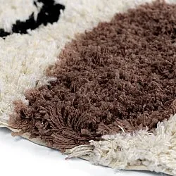 Pyöreät matot - Naousa Natural Cotton Shaggy (multi)