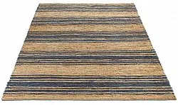 Juutti-matto - Kayes (jute/sininen)
