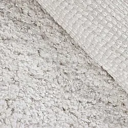 Pyöreät matot - Combarro Solid Cotton Shaggy (kerma)