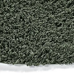 Pyöreät matot - Combarro Solid Cotton Shaggy (vihreä)