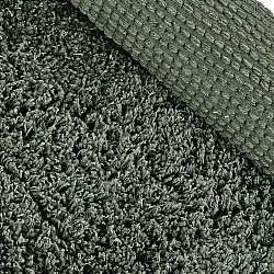 Pyöreät matot - Combarro Solid Cotton Shaggy (vihreä)
