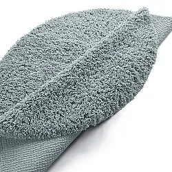 Pyöreät matot - Combarro Solid Cotton Shaggy (vaaleansininen)