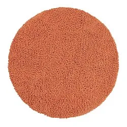 Pyöreät matot - Combarro Solid Cotton Shaggy (vaalea oranssi)