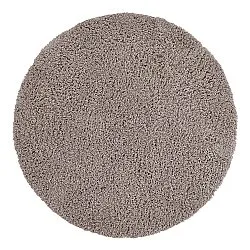 Pyöreät matot - Combarro Solid Cotton Shaggy (taupe)