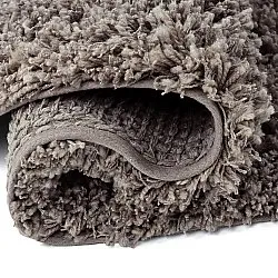 Pyöreät matot - Combarro Solid Cotton Shaggy (taupe)