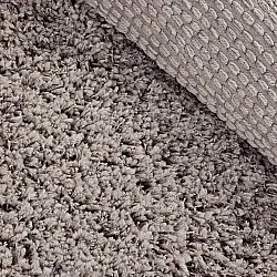 Pyöreät matot - Combarro Solid Cotton Shaggy (taupe)