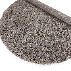 Pyöreät matot - Combarro Solid Cotton Shaggy (taupe)