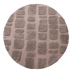 Pyöreät matot - Otranto Natural Cotton Shaggy (taupe)