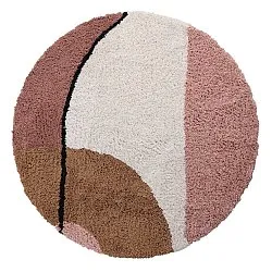 Pyöreät matot - Perast Natural Cotton Shaggy (multi)