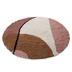 Pyöreät matot - Perast Natural Cotton Shaggy (multi)