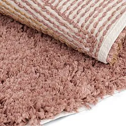 Pyöreät matot - Perast Natural Cotton Shaggy (multi)