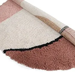 Pyöreät matot - Perast Natural Cotton Shaggy (multi)
