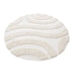 Pyöreät matot - Sivota Natural Cotton Shaggy (luonnonvalkoinen)
