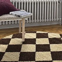 Pyöreä matot - Albi (ruskea/beige)