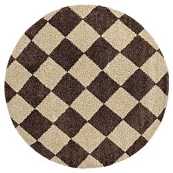Pyöreä matot - Albi (ruskea/beige)