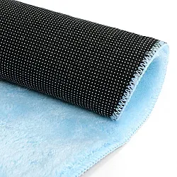 Pyöreä matot - Aranga Super Soft Fur (vaaleansininen)