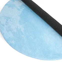 Pyöreä matot - Aranga Super Soft Fur (vaaleansininen)