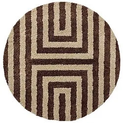 Pyöreä matot - Imilchil (beige/ruskea)