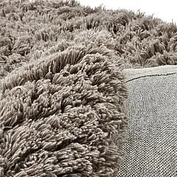 Pyöreät matot - Aliste Wool Shaggy (ruskea)