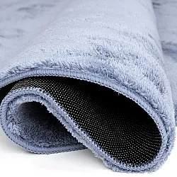 Pyöreä matot - Aranga Super Soft Fur (terässininen)