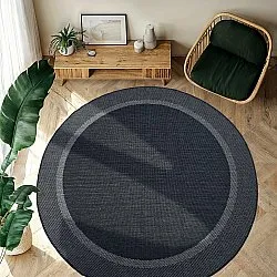 Pyöreät matot - Indoor/Outdoor Alta (antrasiitti)