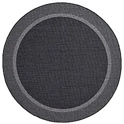 Pyöreät matot - Indoor/Outdoor Alta (antrasiitti)