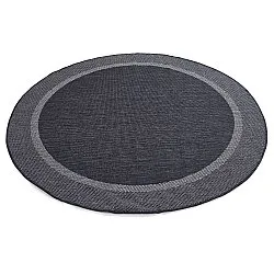 Pyöreät matot - Indoor/Outdoor Alta (antrasiitti)