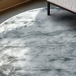 Pyöreä matto - Jodhpur Special Luxury Edition (sininen/harmaa)