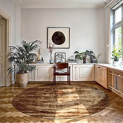 Pyöreä matto - Jodhpur Special Luxury Edition (ruskea)